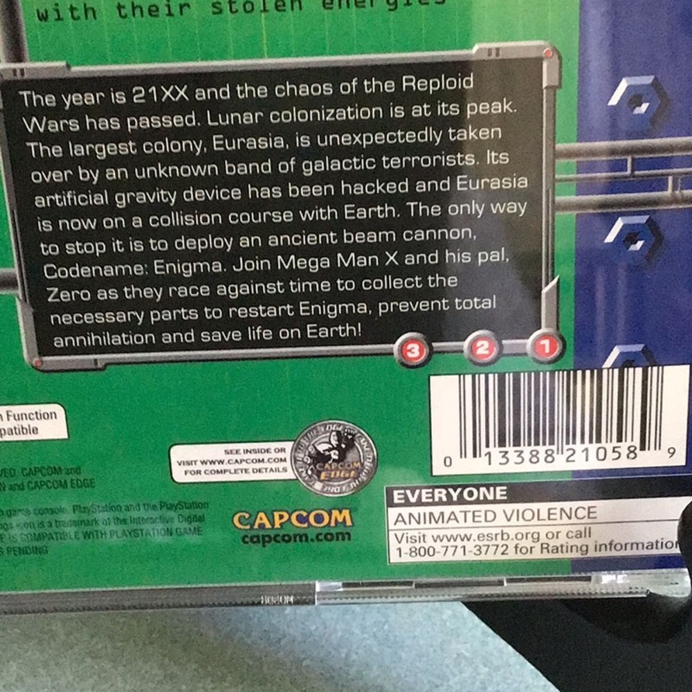 PlayStation Megaman X 5 by Capcom content rated for EVERYONE - Picture 7 of 11